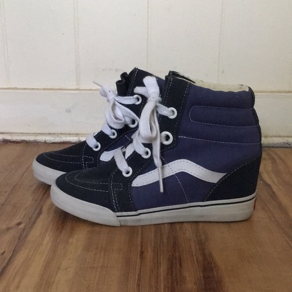 vans high heel sneakers